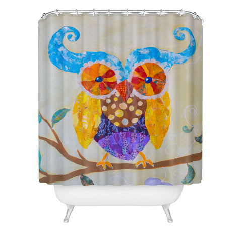 Elizabeth St Hilaire Owl Always Love You Shower Curtain