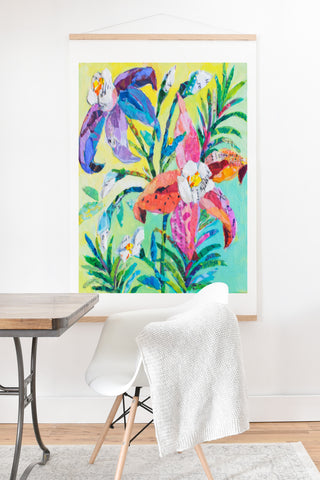 Elizabeth St Hilaire Pastel Blooms 2 Art Print And Hanger