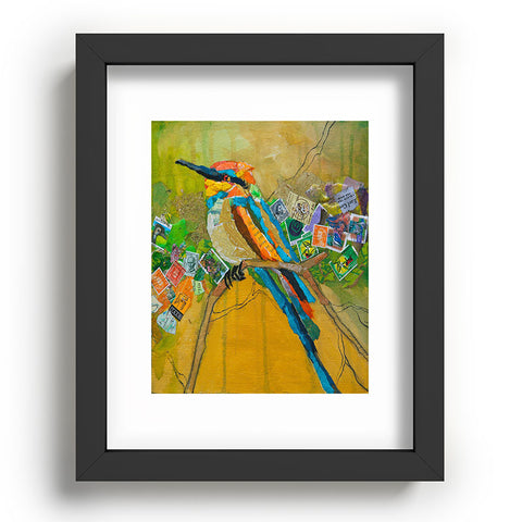 Elizabeth St Hilaire Rainbow Bee Eater Recessed Framing Rectangle