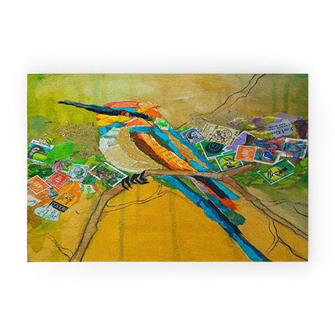 Elizabeth St Hilaire Rainbow Bee Eater Welcome Mat