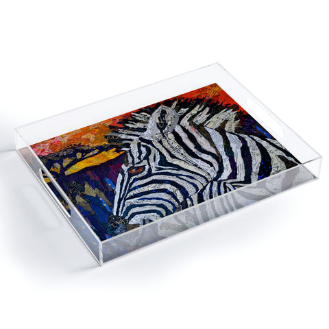 Elizabeth St Hilaire Seeing Stripes 2 Acrylic Tray