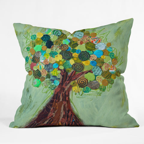 Elizabeth St Hilaire Spring Tree Outdoor Throw Pillow