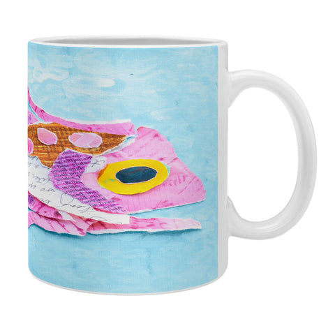 Elizabeth St Hilaire Trigger Fish On Blue Coffee Mug