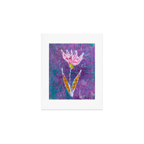 Elizabeth St Hilaire Violet Tulip Art Print