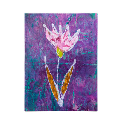 Elizabeth St Hilaire Violet Tulip Poster