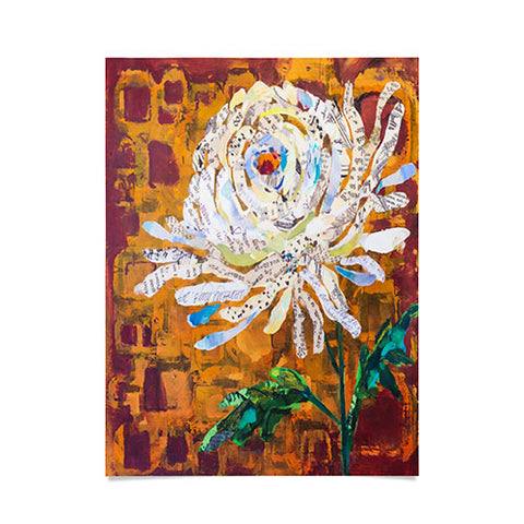 Elizabeth St Hilaire White Chrysanthemum Poster