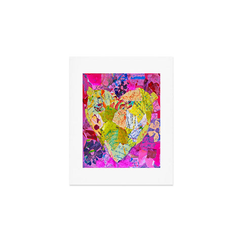 Elizabeth St Hilaire Yellow Heart Art Print