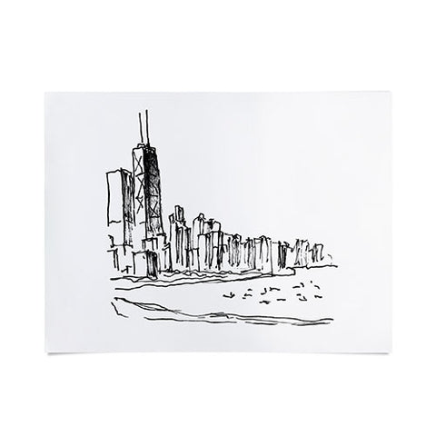 Ella Russo Chicago Skyline Poster