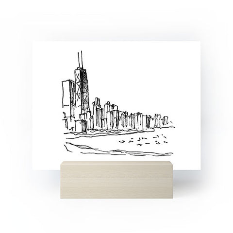 Ella Russo Chicago Skyline Mini Art Print
