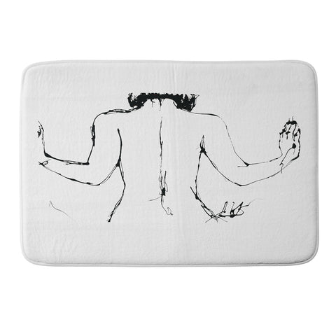 Elodie Bachelier Amelie Memory Foam Bath Mat