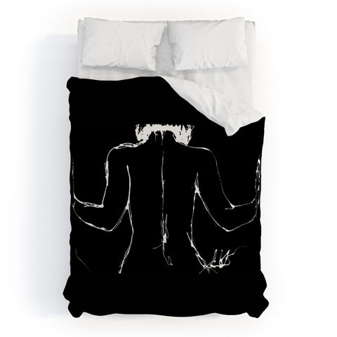 Elodie Bachelier Amelie by night Duvet Cover