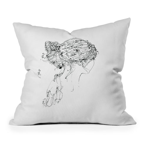 Elodie Bachelier Koyuki Throw Pillow