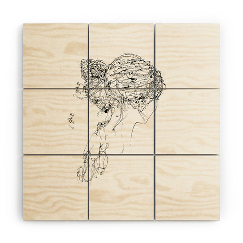 Elodie Bachelier Koyuki Wood Wall Mural