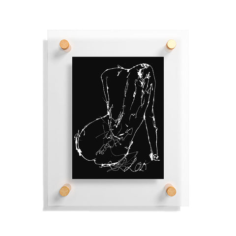 Elodie Bachelier Nu 1 Floating Acrylic Print