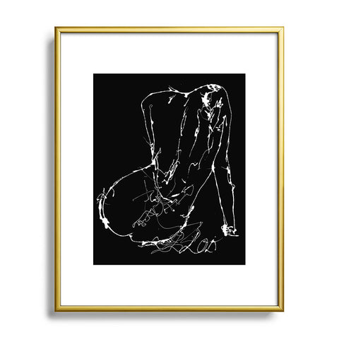 Elodie Bachelier Nu 1 Metal Framed Art Print