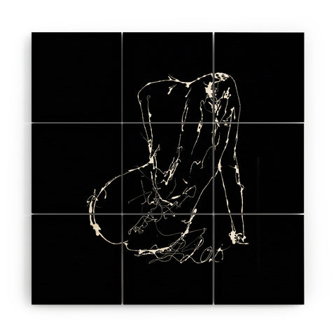 Elodie Bachelier Nu 1 Wood Wall Mural