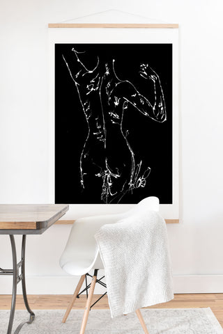Elodie Bachelier Nu 3 Art Print And Hanger