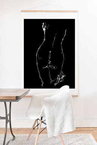 Elodie Bachelier Nu 5 Art Print And Hanger