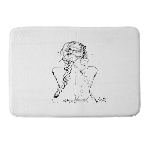 Elodie Bachelier The Chloe Memory Foam Bath Mat