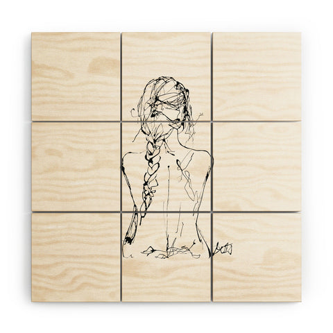 Elodie Bachelier The Chloe Wood Wall Mural