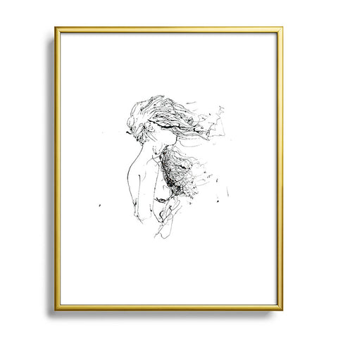 Elodie Bachelier Val Metal Framed Art Print