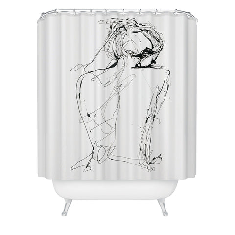 Elodie Bachelier Virginia Shower Curtain