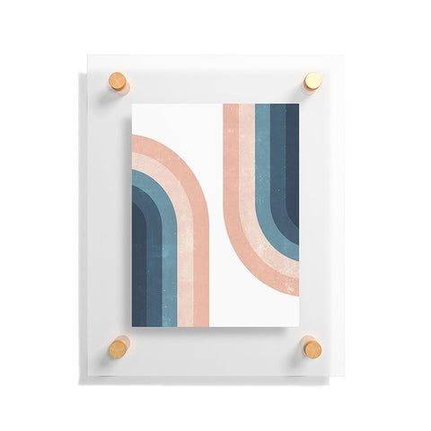 Emanuela Carratoni 70s Rainbow Floating Acrylic Print