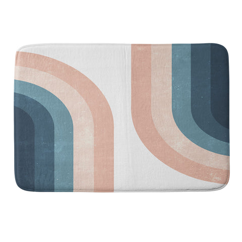 Emanuela Carratoni 70s Rainbow Memory Foam Bath Mat