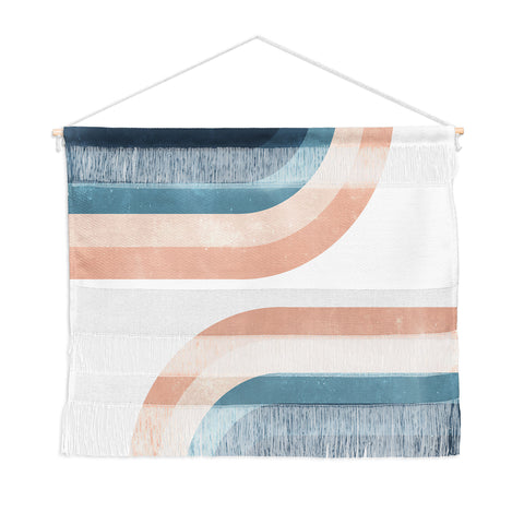 Emanuela Carratoni 70s Rainbow Wall Hanging Landscape