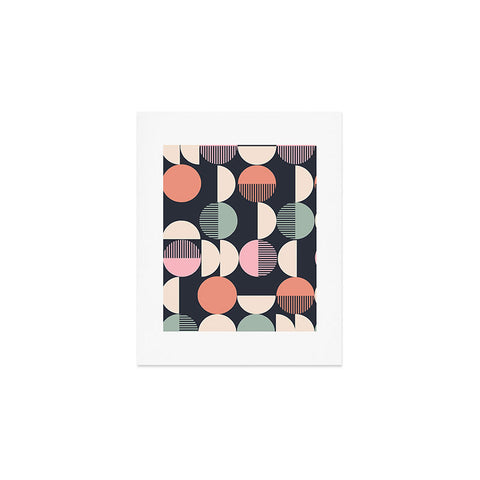 Emanuela Carratoni Abstract Moon Pattern Art Print