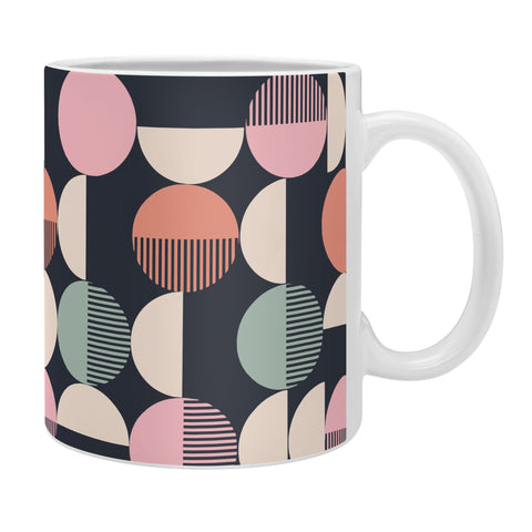 Emanuela Carratoni Abstract Moon Pattern Coffee Mug