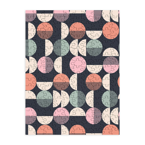 Emanuela Carratoni Abstract Moon Pattern Puzzle