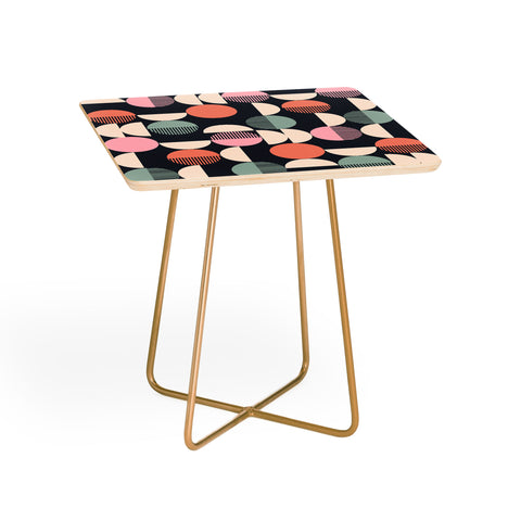 Emanuela Carratoni Abstract Moon Pattern Side Table