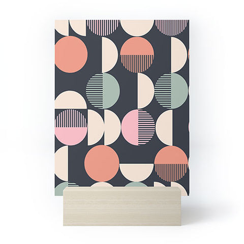 Emanuela Carratoni Abstract Moon Pattern Mini Art Print