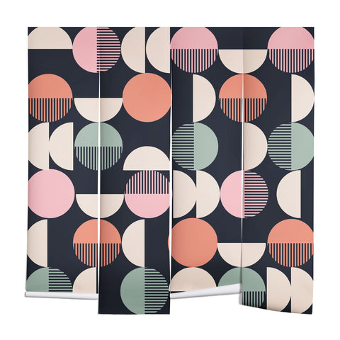 Emanuela Carratoni Abstract Moon Pattern Wall Mural