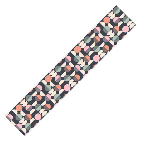 Emanuela Carratoni Abstract Moon Pattern Table Runner