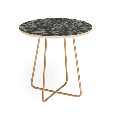 Emanuela Carratoni Abstract Paintbrushes Round Side Table