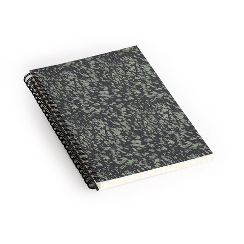 Emanuela Carratoni Abstract Paintbrushes Spiral Notebook