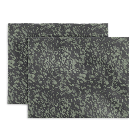 Emanuela Carratoni Abstract Paintbrushes Placemat