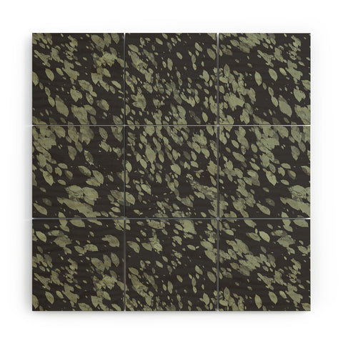 Emanuela Carratoni Abstract Paintbrushes Wood Wall Mural