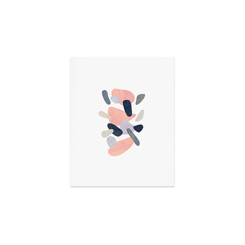 Emanuela Carratoni Abstract Pastel Terrazzo Art Print