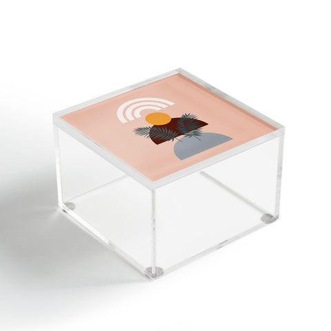 Emanuela Carratoni Abstract Sunset Acrylic Box