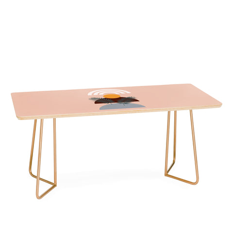 Emanuela Carratoni Abstract Sunset Coffee Table