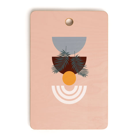 Emanuela Carratoni Abstract Sunset Cutting Board Rectangle