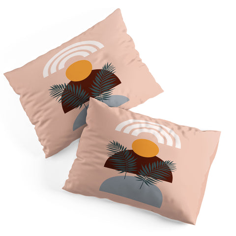 Emanuela Carratoni Abstract Sunset Pillow Shams