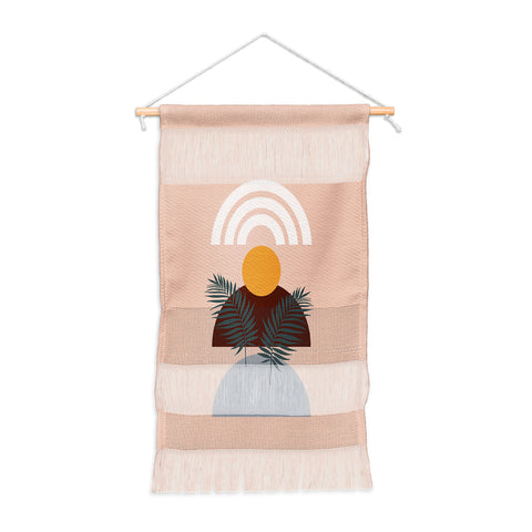 Emanuela Carratoni Abstract Sunset Wall Hanging Portrait