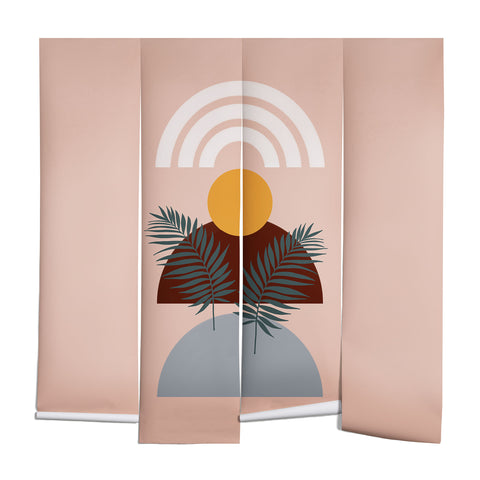 Emanuela Carratoni Abstract Sunset Wall Mural