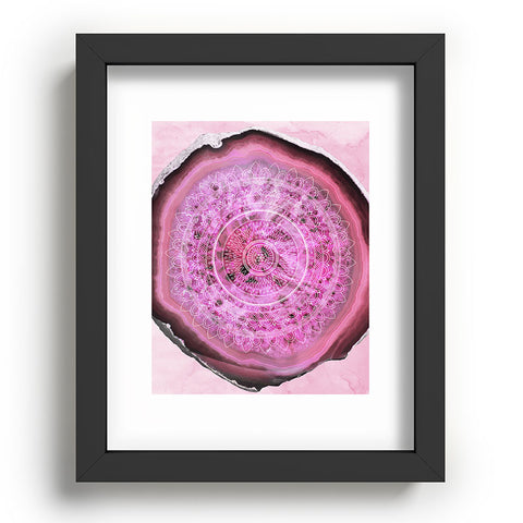 Emanuela Carratoni Agate Mandala Recessed Framing Rectangle