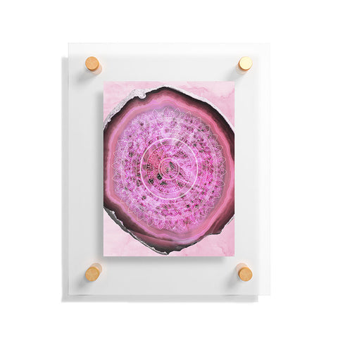 Emanuela Carratoni Agate Mandala Floating Acrylic Print