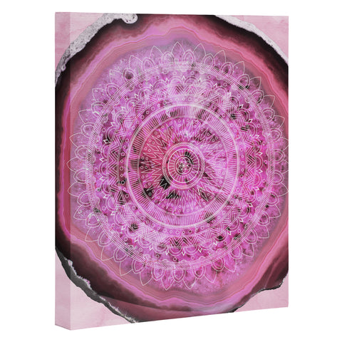 Emanuela Carratoni Agate Mandala Art Canvas